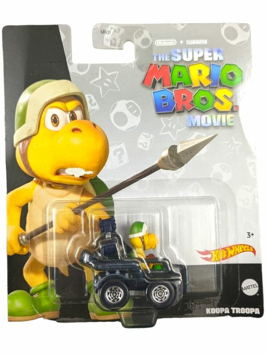 Hotwheels the super Mario Bros movie koopa troopa imported premium 1:64 scale