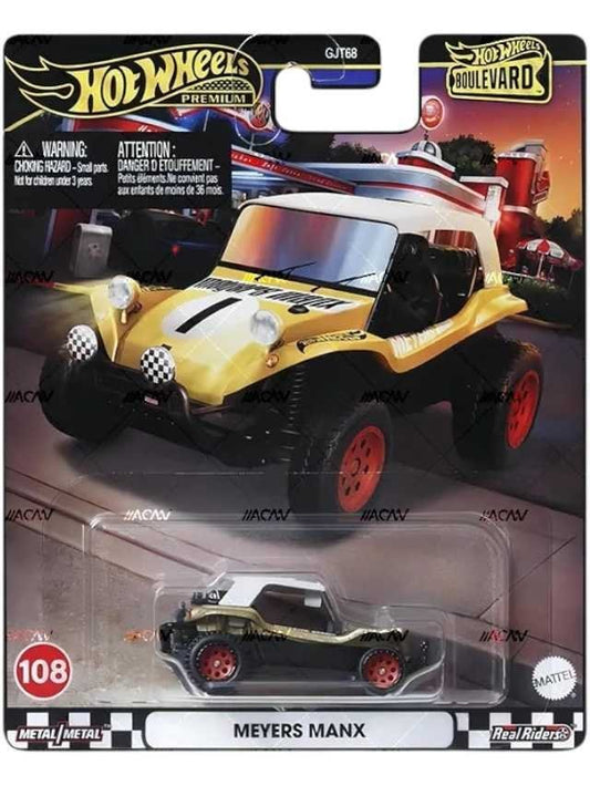 Hotwheels Meyers manx imported premium 1:64 scale