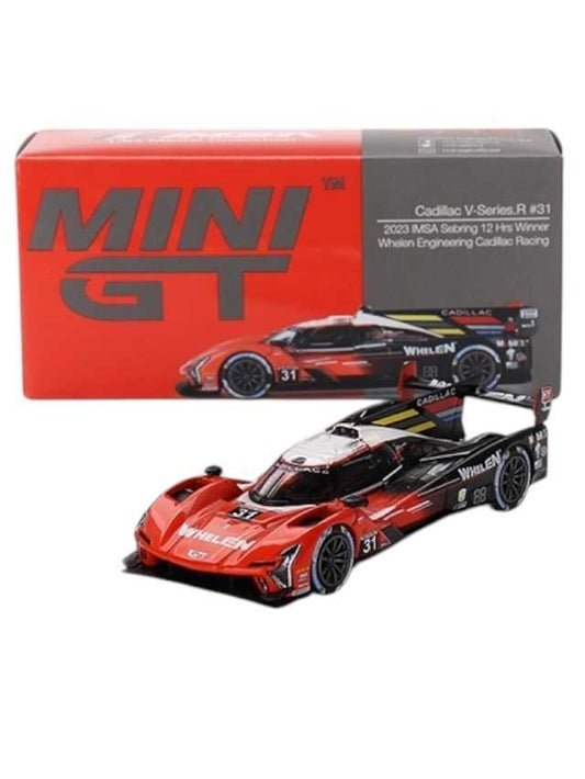 Mini GT Cadillac V-Series.R #31 Whelen Engineering Cadillac Racing 2023 IMSA Sebring 12 Hrs Winner