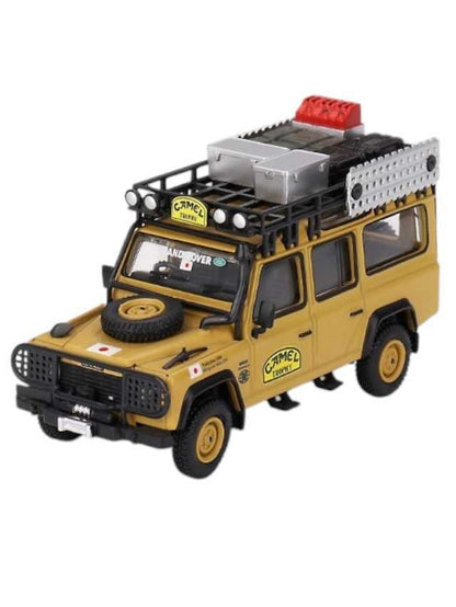 Mini GT Land Rover Defender 110 1989 Camel Trophy Amazon Team Japan