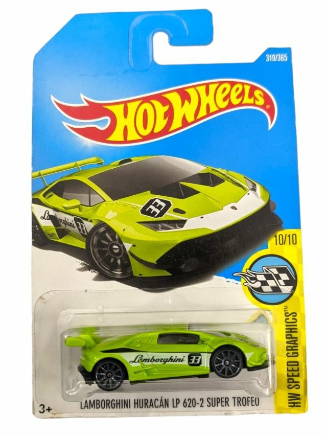 Hotwheels Lamborghini Huracan lp 620-2 super trofeo imported mainline 1:64 scale