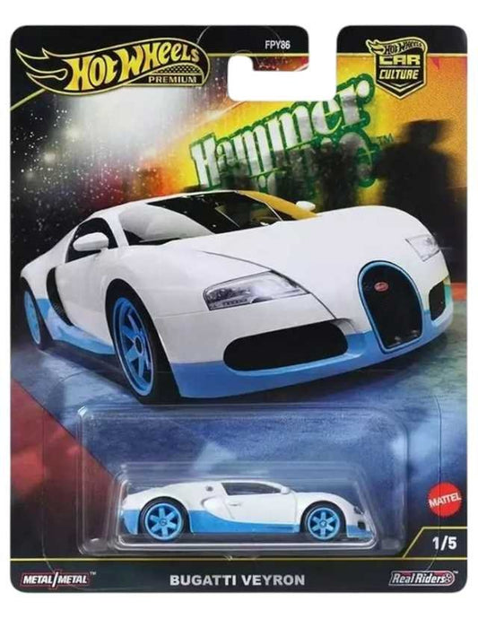 Hotwheels Hammer Drop Bugatti Veyron Imported Premium 1:64 scale