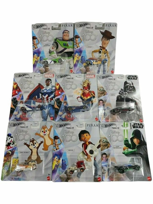 Hotwheels Disney 100 set