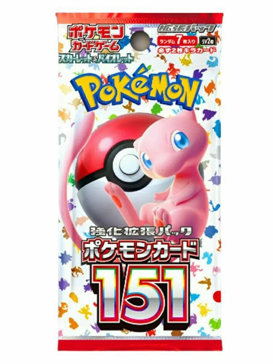 Pokemon 151 card japanese pack