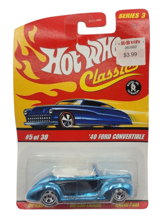 Hotwheels '40 Ford Convertible imported mainline