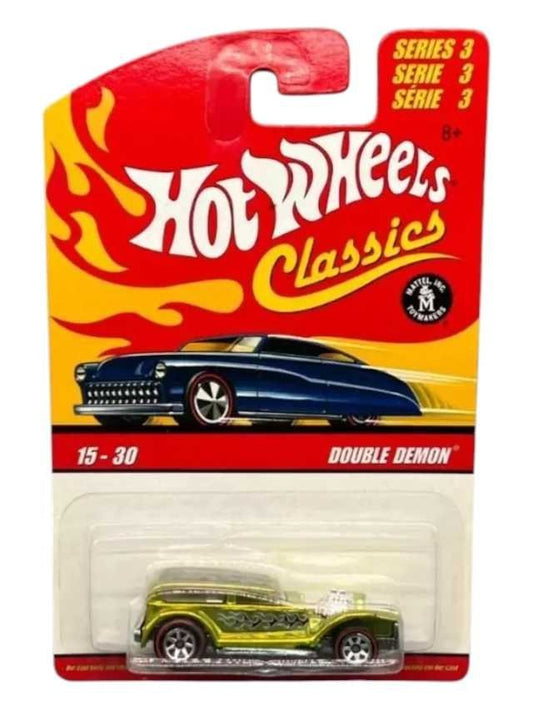 Hotwheels Classic Double Demon Die-cast Chassis imported mainline 1:64 scale blister damaged car mint condition