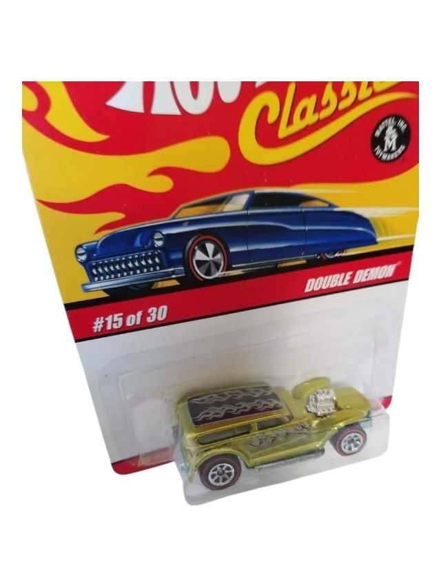 Hotwheels Classic Double Demon Die-cast Chassis imported mainline 1:64 scale blister damaged car mint condition