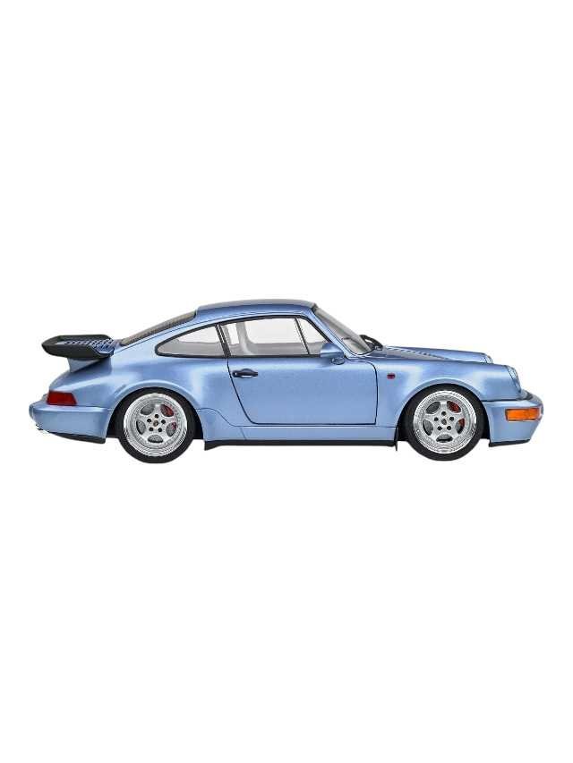 Exclusive Solido Porsche 911 964 Turbo 1990 Blue 1:18 Diecast scale model car