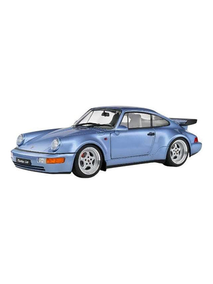 Exclusive Solido Porsche 911 964 Turbo 1990 Blue 1:18 Diecast scale model car