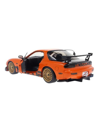 Solido Mazda rx7 Fd Rs Orange 1994 1:18 Diecast scale model car