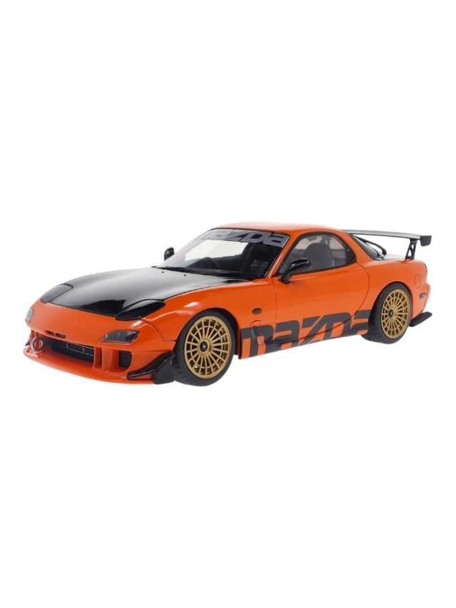 Solido Mazda rx7 Fd Rs Orange 1994 1:18 Diecast scale model car