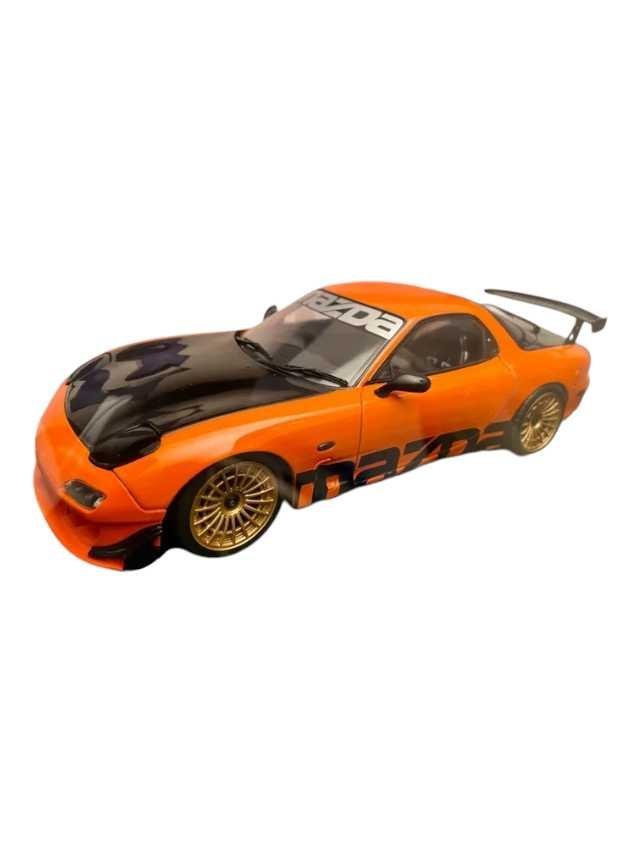 Solido Mazda rx7 Fd Rs Orange 1994 1:18 Diecast scale model car