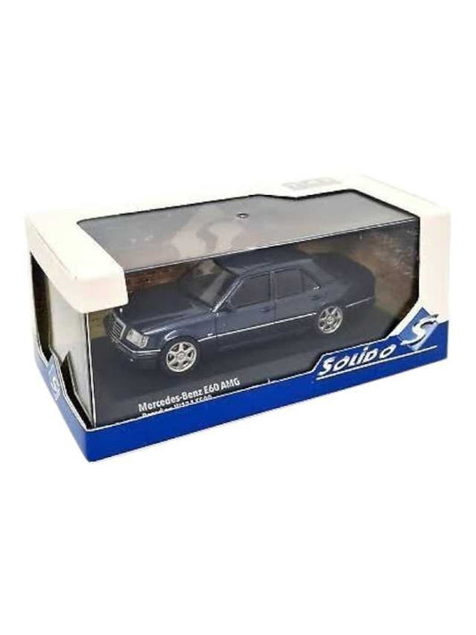 Solido 1:43 Mercedes Benz W124 E60 AMG Blue 1994 Diecast scale model car