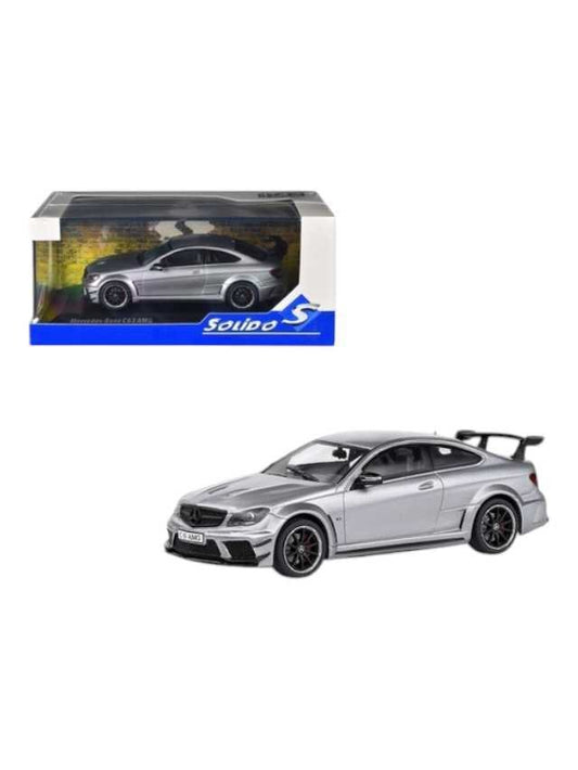 Solido 1:43 Mercedes C63 AMG Black Series -Grey Metallic Matt-2011 Diecast scale model car