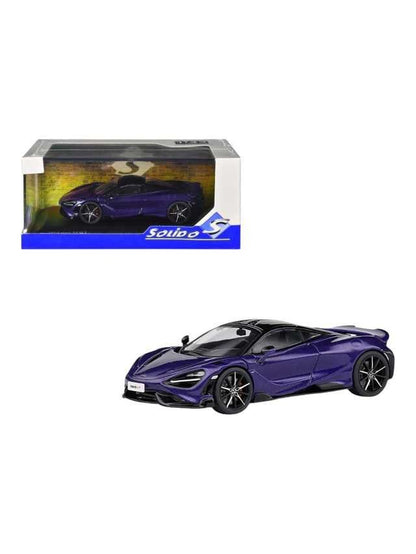 Solido 1:43 2002 McLaren 765 Lt in latana purple Diecast scale model car