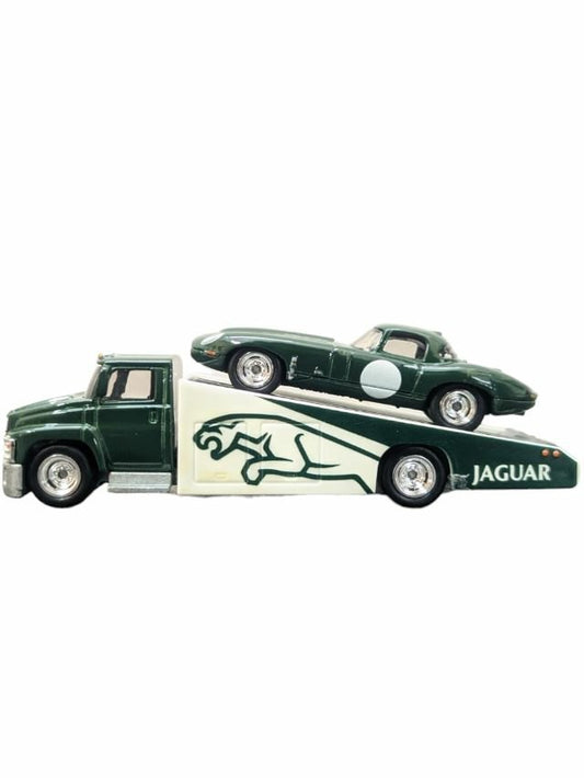 Hotwheels jaguar lightweight e type team transport loose car