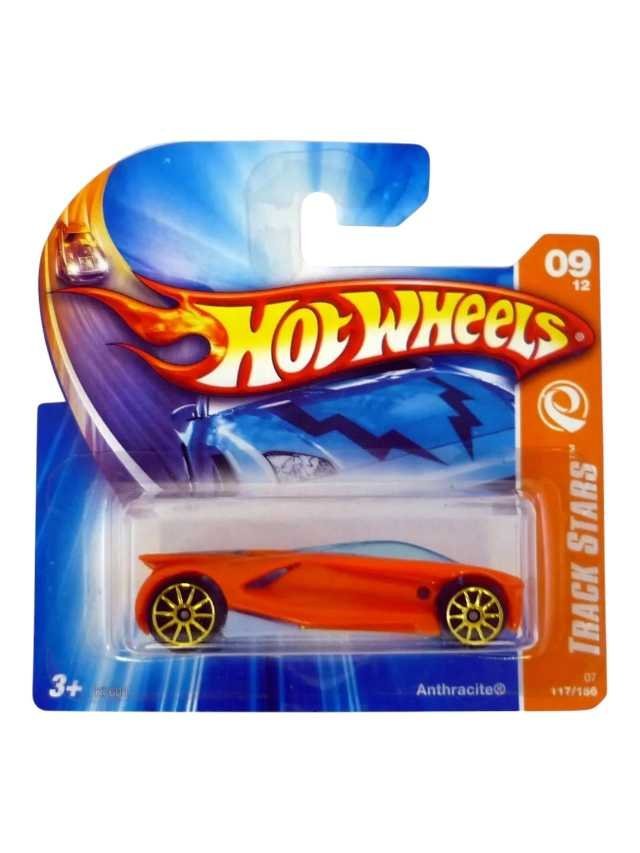 Hotwheels Track Stars Anthracite imported mainline 1:64 scale blister damage car mint condition