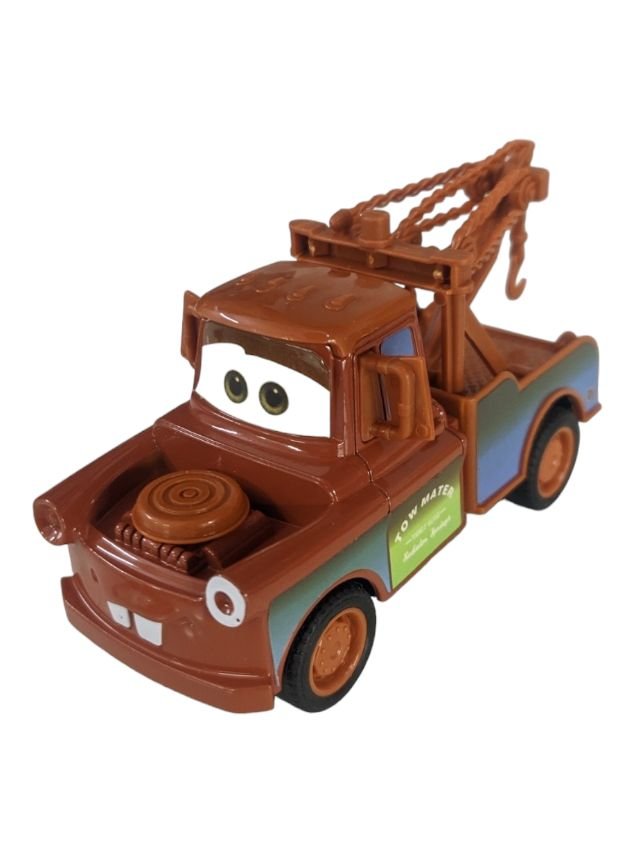 Mater Disney Car Pull Back (Rubber Tire) Metal Body