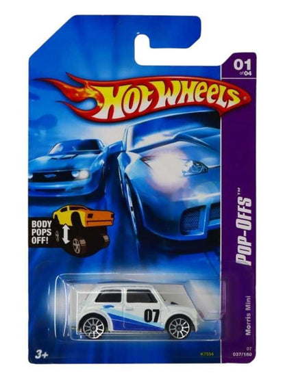 Hotwheels Pop-Offs Morris Mini imported mainline 1:64 scale