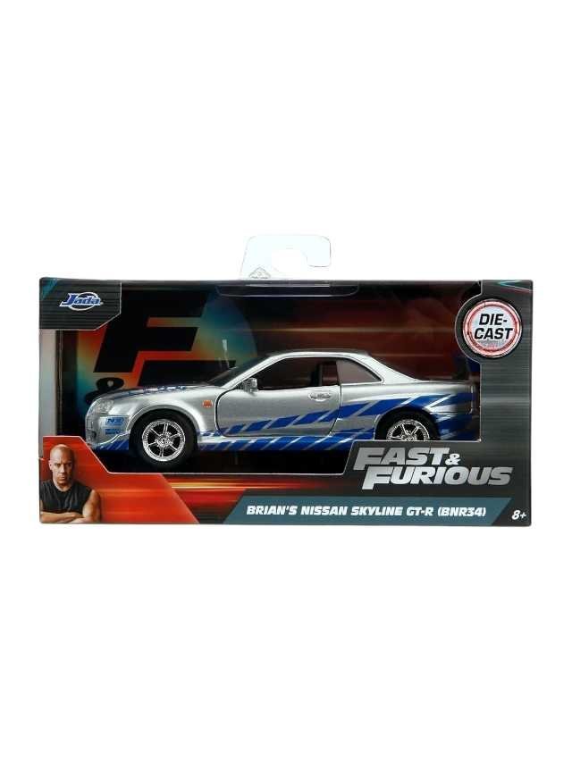 Jada Fast and Furious Nissan Skyline Gt-R (BNR34) (Box Damage car mint condition)