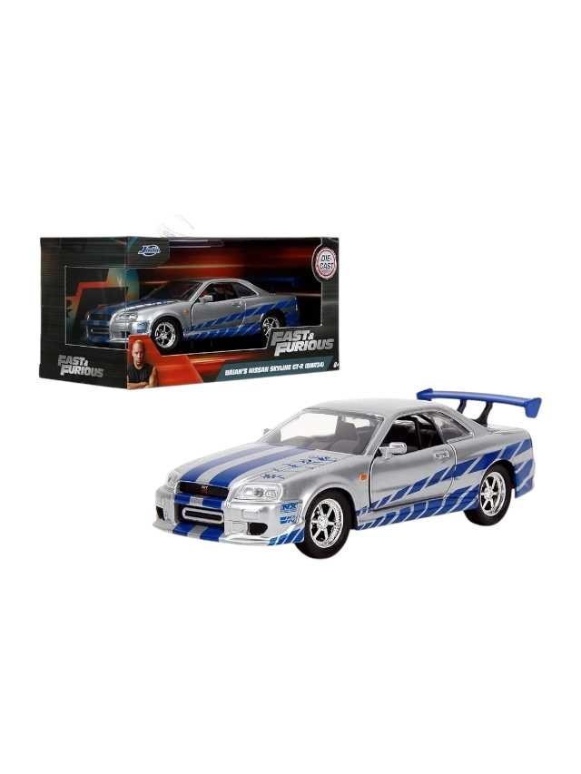 Jada Fast and Furious Nissan Skyline Gt-R (BNR34) (Box Damage car mint condition)