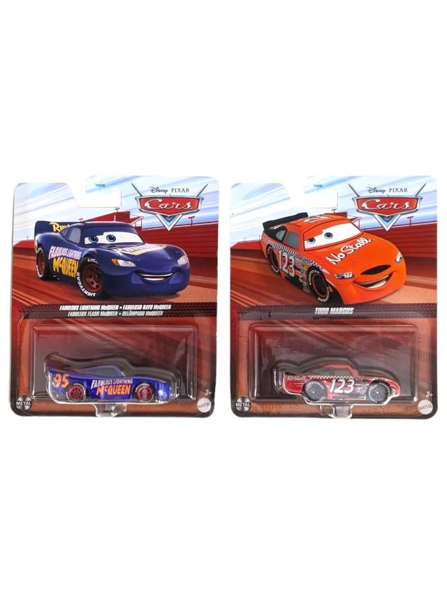 Disney Pixar Cars Todo Marcus & Fabulous Lightning McQueen Set Of 2