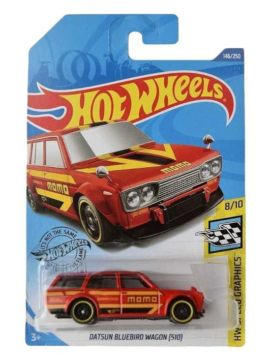 Hotwheels Datsun Bluebird Wagon (510) 1:64 imported mainline