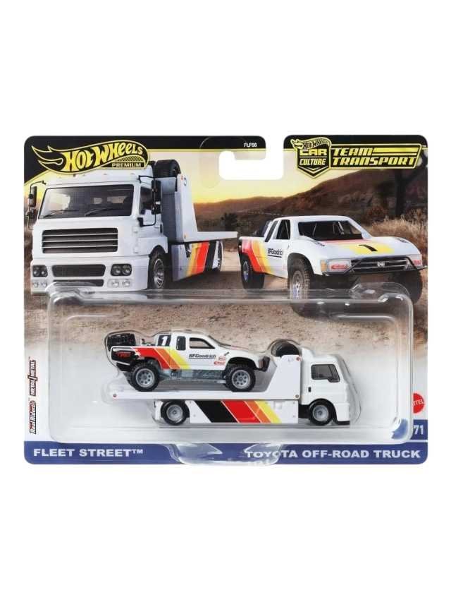 Hot Wheels Team Transport
Toyota Off Road Truck
Fleet Street (Blister Damage) imported team transport 1:64 scale