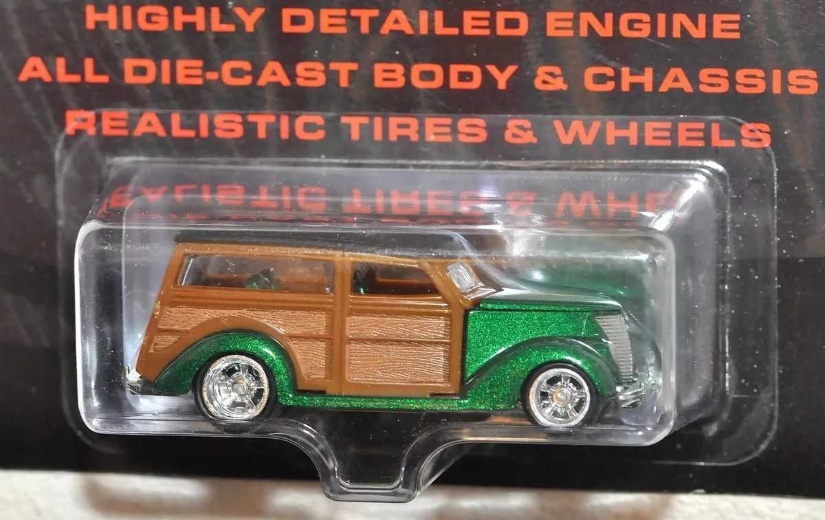 Hotwheels Ultra Hots '37 Ford woody imported premium 1:64 scale