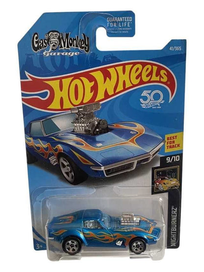 Hotwheels '68 Corvette -Gas Monkey Garage imported mainline 1:64 scale