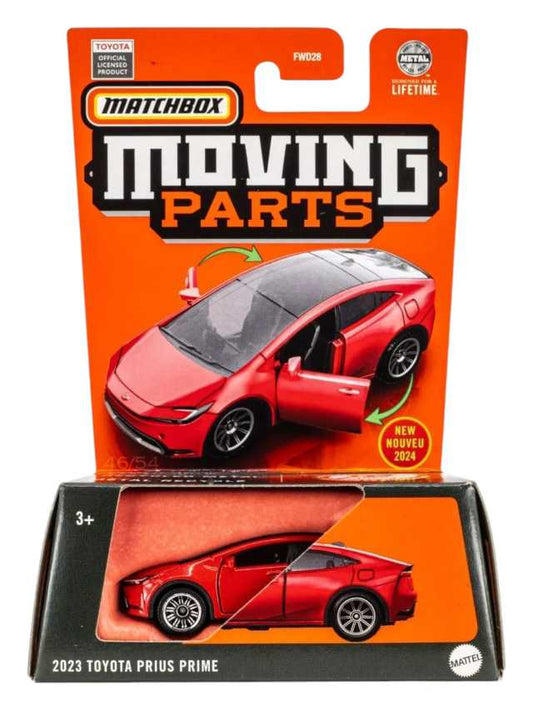 Matchbox Moving Parts.              2023 Toyota Prius Prime Premium