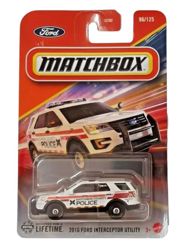 MatchBox 2016 Ford Interceptor Utility mainline imported 1:64 scale