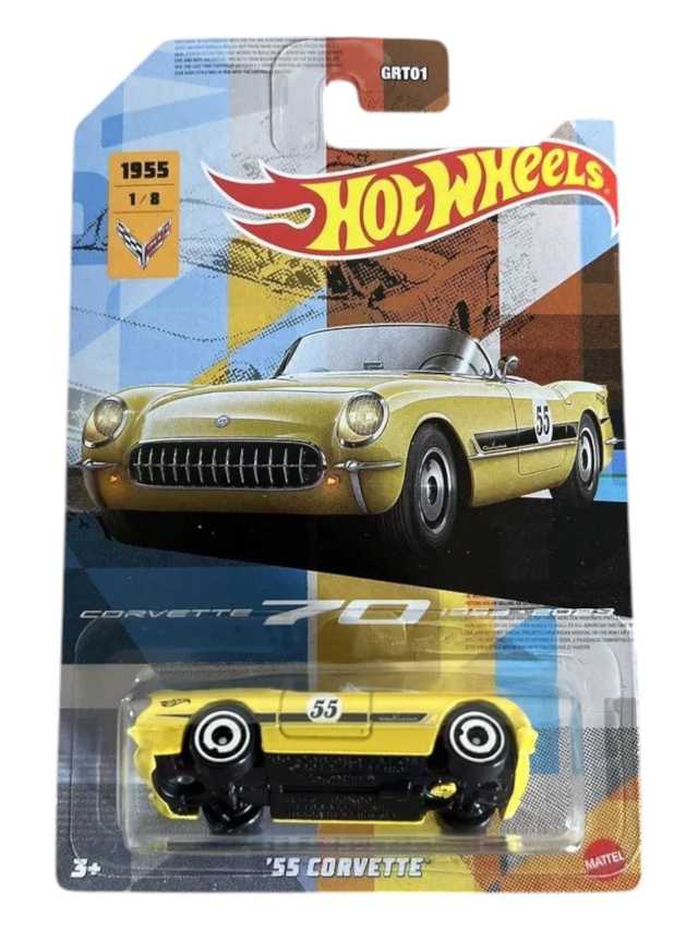 Hotwheels '55 Corvette imported mainline 1:64 scale