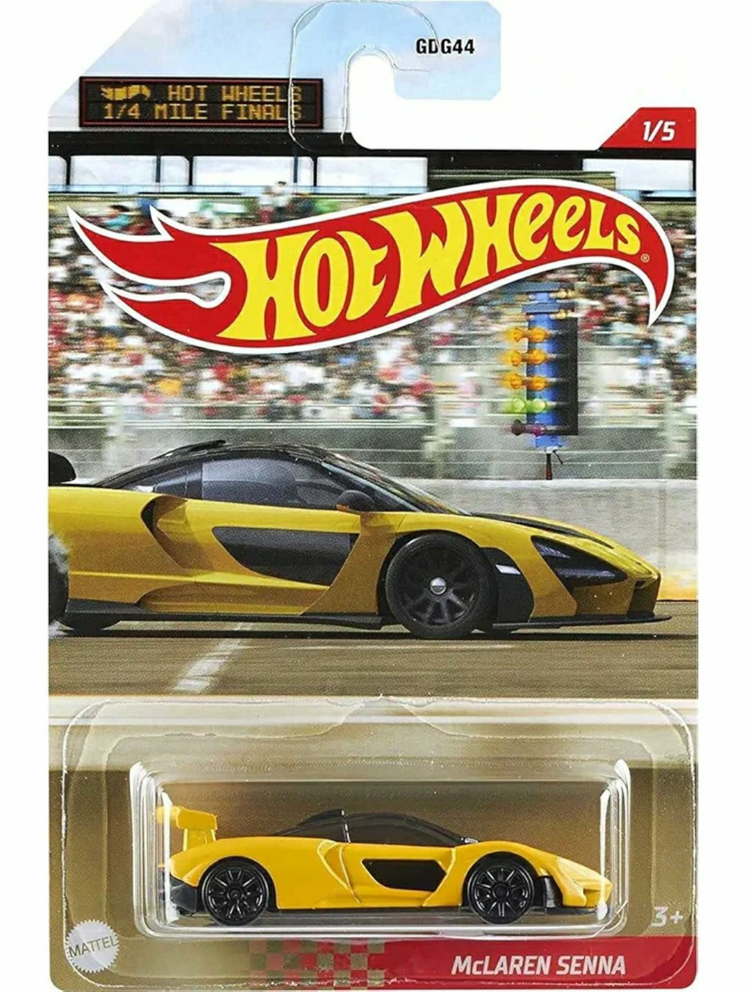 Hotwheels Quatermile finals McLaren Senna Imported Mainline Card Art 1:64