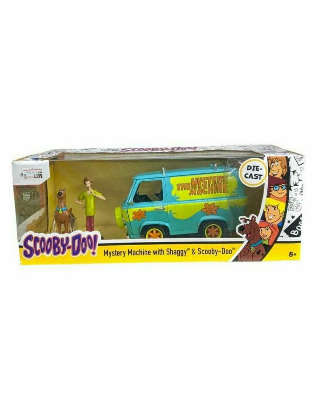 EXCLUSIVE Jada Scooby Doo Mystery machine with shaggy and scooby Doo (door damage)