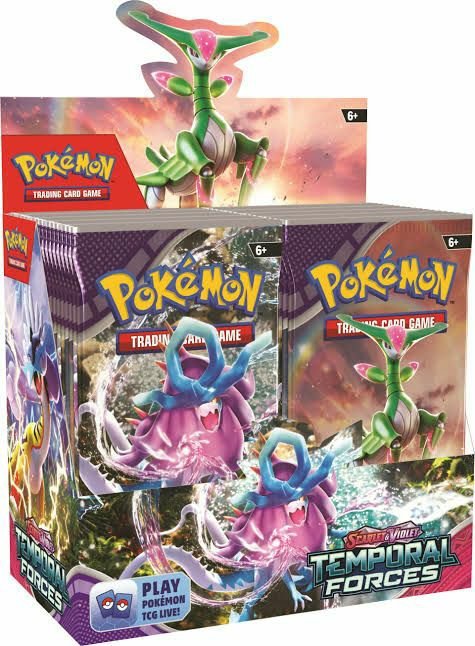 original Pokemon Scarlet and Violet Temporal Forces Booster Box