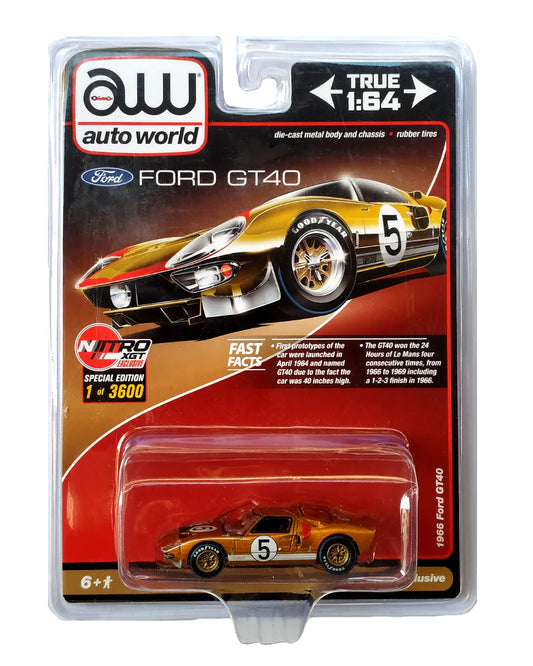 EXCLUSIVES Auto World Nitro XGT Exclusive 1966 Ford GT40