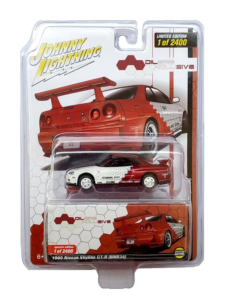 Johnny Lightning DILBRE EXCLUSIVE 1999 Nissan Skyline GT-R (BNR34)