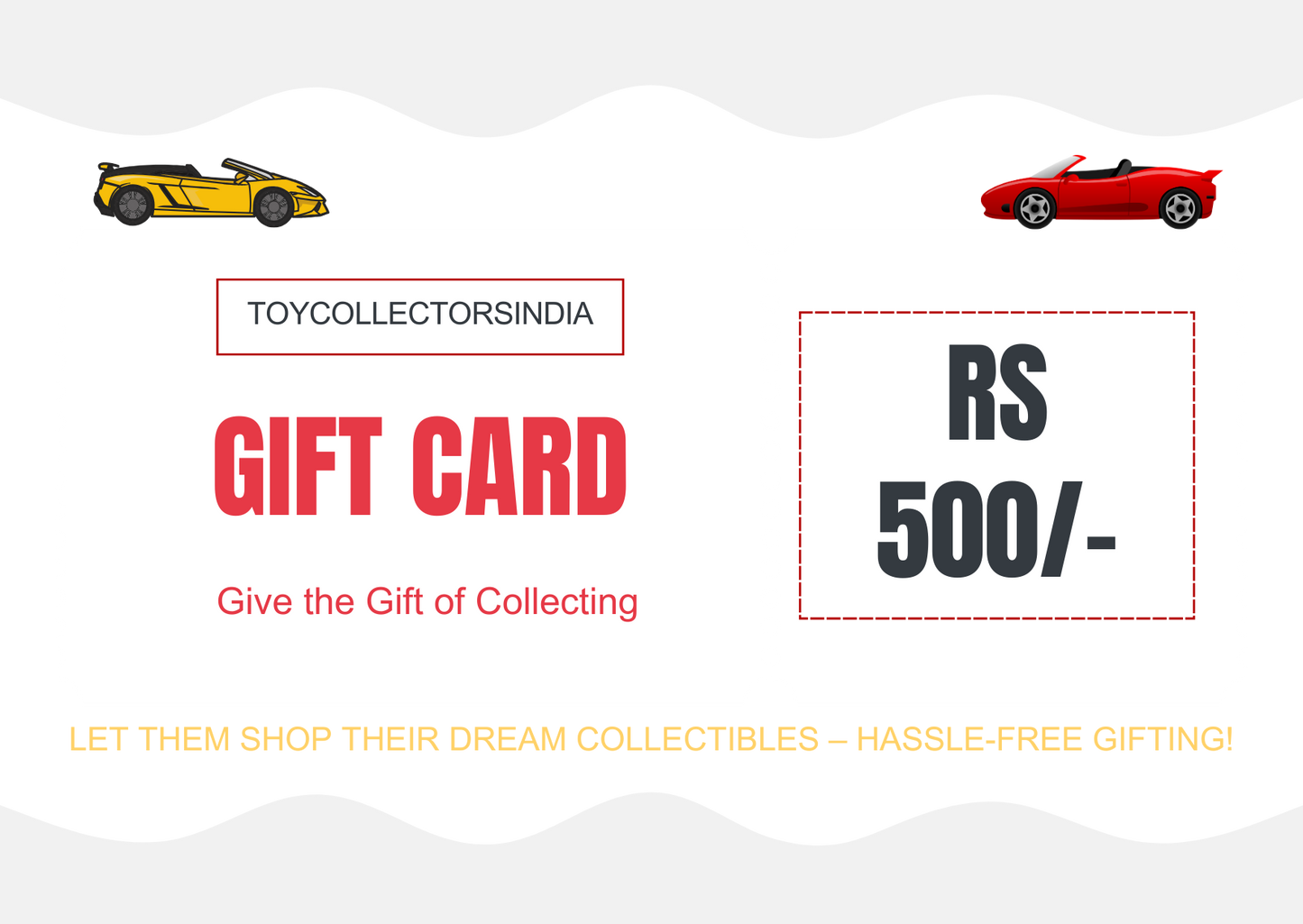 Give the Gift of Collecting – Toy Collectors India Gift Cards!