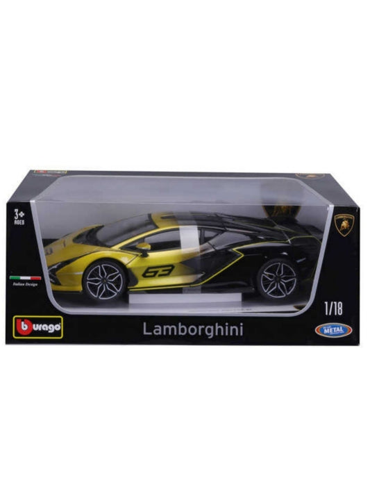 Bburago Lamborghini Sian FKP 37  (box damage car mint condition)