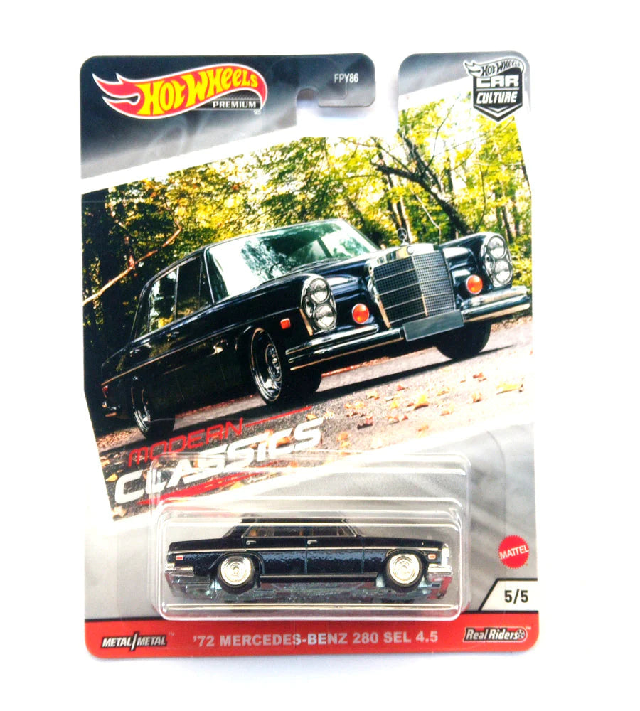 HotWheels Premium Modern Classics '72 Mercedes-Benz 280 Sel. 4.5