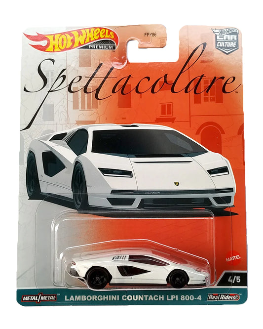 Hotwheels Lamborghini Countach lpi 800-4 imported premium 1:64 scale