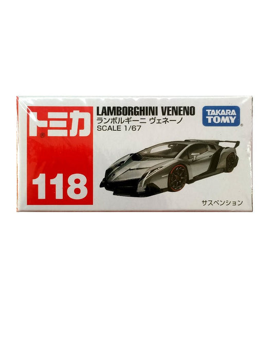 Takara Tomy Lamborghini Veneno - Silver TOMICA