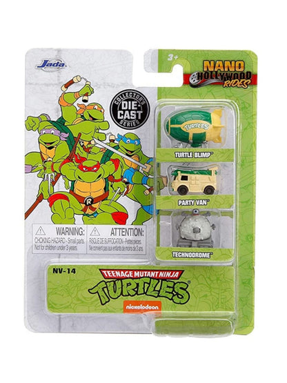 Jada Teenage Mutant Ninja Turtles 1.65" 3-Pack Die-cast Cars