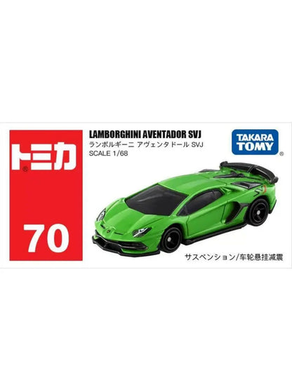 Takara Tomy Tomica Lamborghini Aventador SVJ Scale 1:68