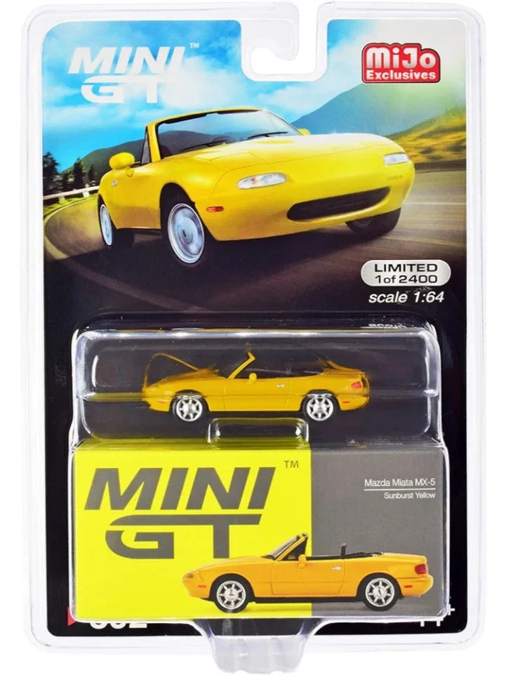 Mini Gt Mazda Miata MX-5 Sunburst yellow no 392