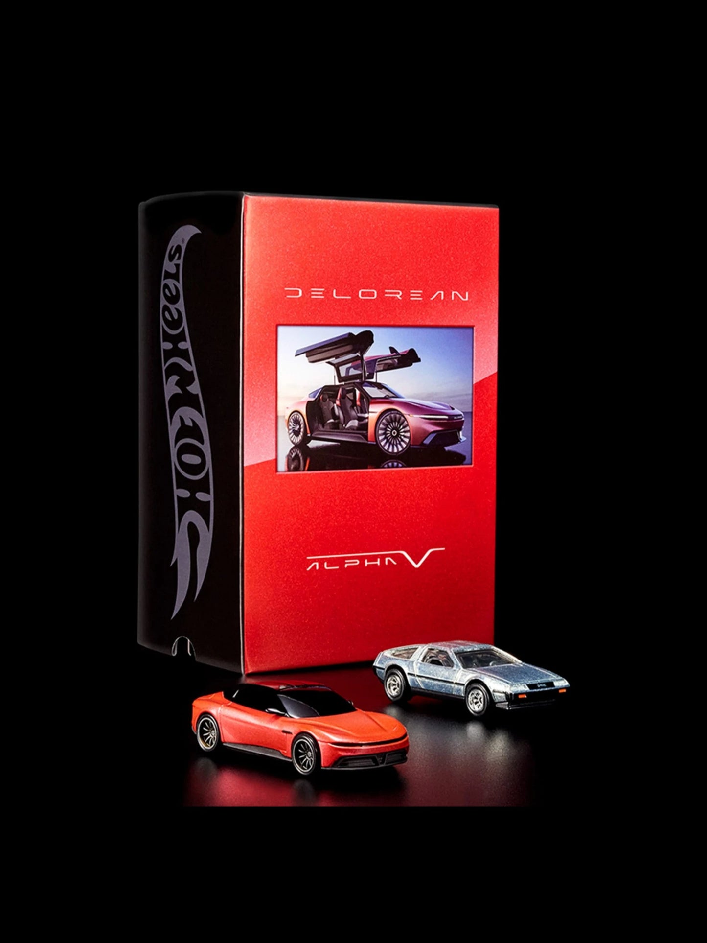 EXCLUSIVE RLC HotWheels x DeLorean | DMC-12 &amp; Alpha5 Collector Set