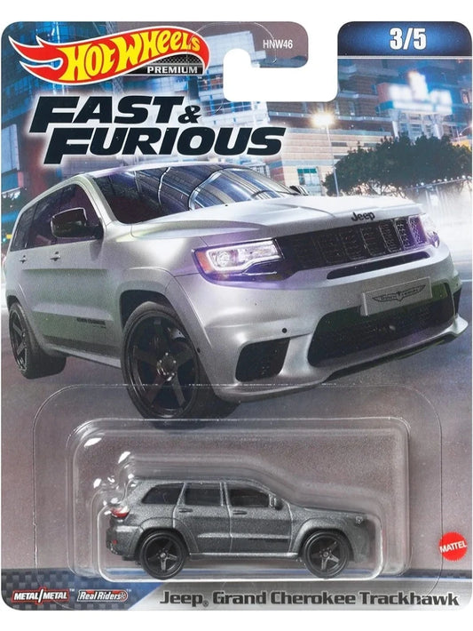 Hotwheels Fast & Furious Jeep Grand Cherokee Trackhawk Imported Premium 1:64