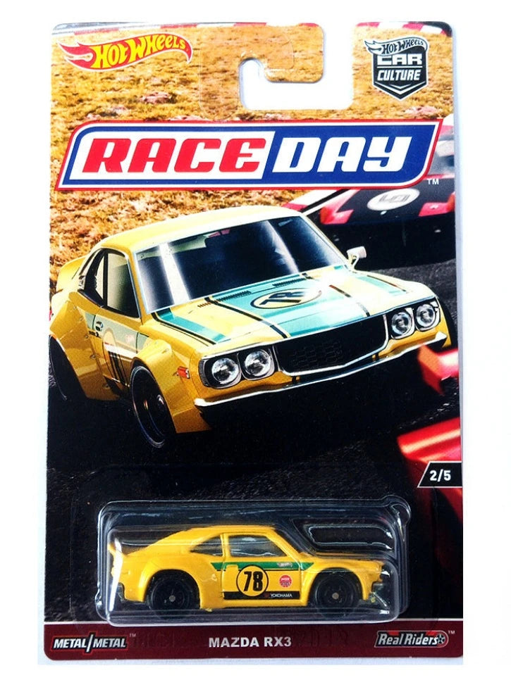 Hotwheels Car Culture Race Day Mazda RX3 Imported Premium 1:64