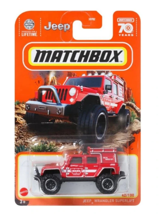 EXCLUSIVE Matchbox 70 Year Jeep Wrangler Superlift